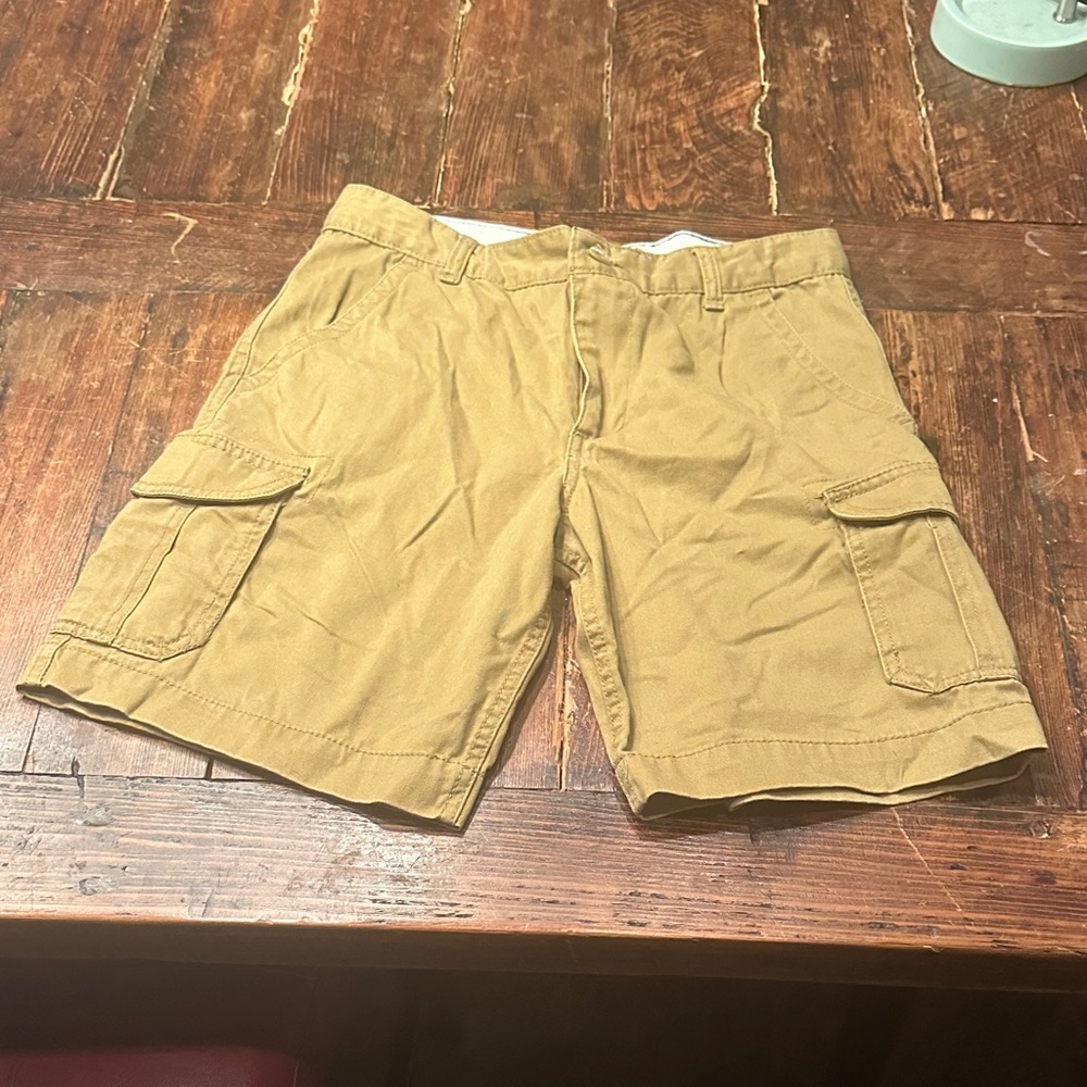 Kids  Tan Cargo Shorts